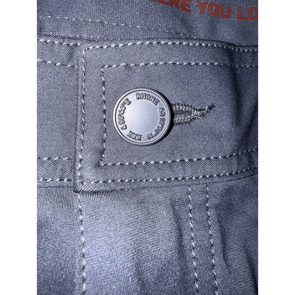 RHONE Commuter Performance Pants Men Slim‎ Fit Gray Casual Golf 40x32